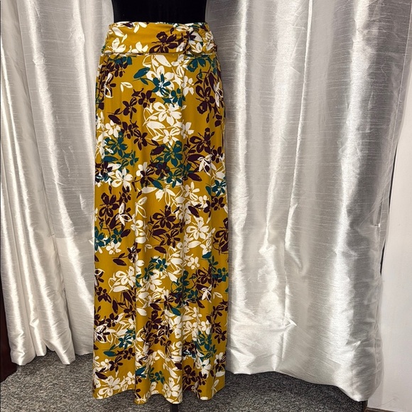 Robert Louis Women’s Small Floral Stretch Maxi Skirt - Picture 1 of 6